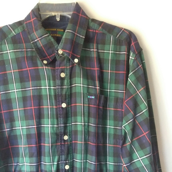 Alexander Julian Colours Plaid Button Down Shirt - Picture 7 of 7